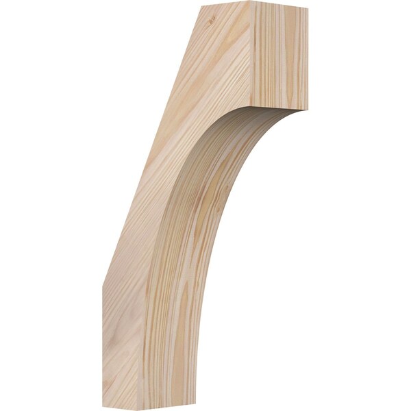 Ekena Millwork 3 1/2"W x 8"D x 16"H Westlake Smooth Knee Brace, Douglas Fir BRC04X08X16WTL00SDF - main